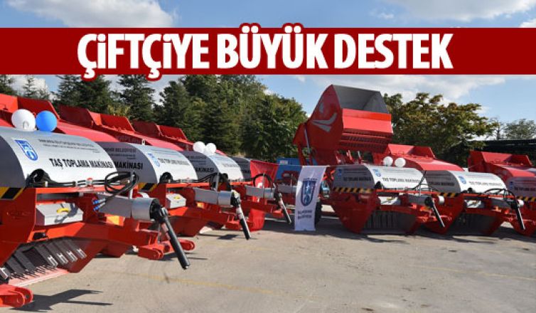 Büyükşehir'den çiftçiye destek