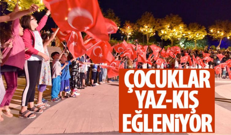 Büyükşehir'den çocuklara eğlence