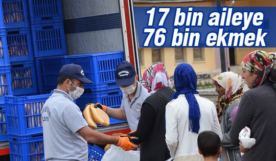 Büyükşehir'den dar gelirliye ekmek