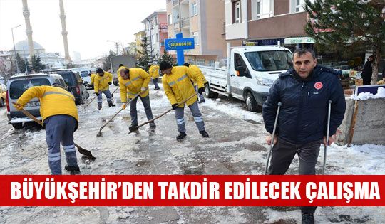 BÜYÜKŞEHİR'DEN TAKDİR EDİLECEK ÇALIŞMA..