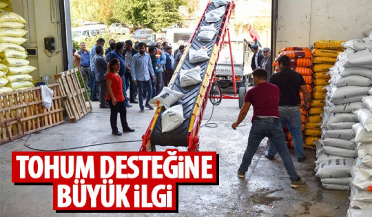 Büyükşehir'den tohum desteği