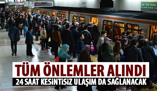 Büyükşehir'den yeni yıl önlemleri