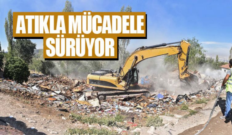 Büyükşehir'in atıkla mücadelesi sürüyor