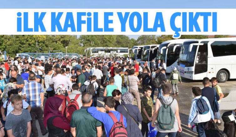 Büyükşehir'in tatil kamplarına yolculuk başladı