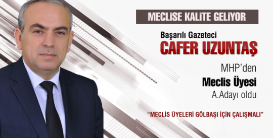 Cafer Uzuntaş dosyasını verdi