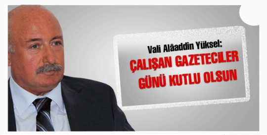 Çalışan Gazeteciler Günü kutlu olsun