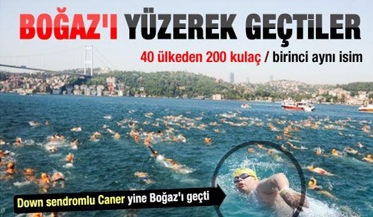 Caner yine boğazı geçti