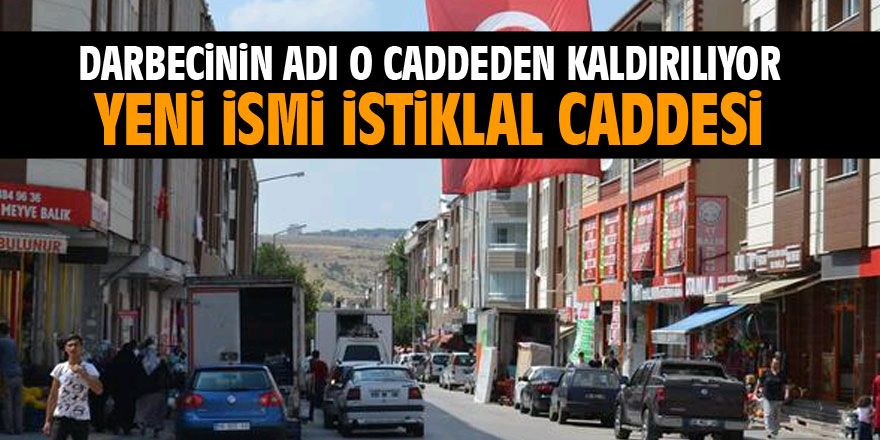 Cemal Gürsel Caddesi'nin ismi değişiyor