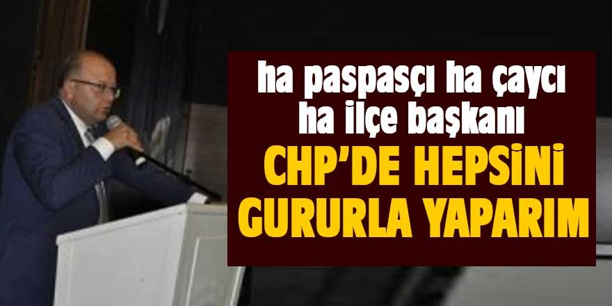 CHP İlçe Başkanı Bülent Elikesik; “Biz koltuk değil, CHP siyaseti yapıyoruz”