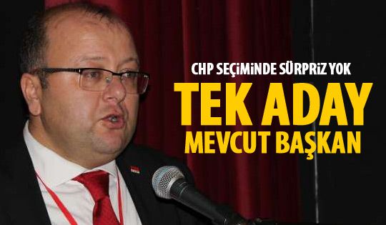 CHP'de tek adaylı kongre