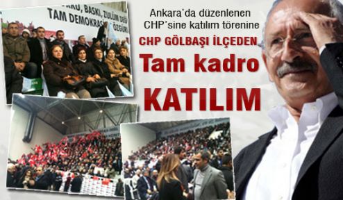 CHP'den tam kadro katılım