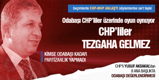 CHP'liler Tezgaha Gelmez...