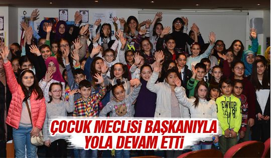 Çocuk Meclisi'nde başkan seçimi