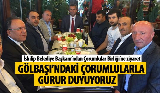 Çorumlular Birliği'ne hemşeri ziyareti