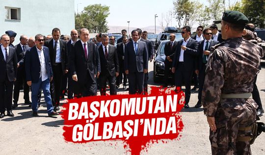 Cumhurbaşkanı Erdoğan Gölbaşı'nda