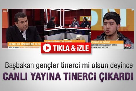 Cüneyt Özdemir canlı yayına tinerci çocuk çıkardı - İzle