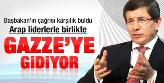 Davutoğlu Gazze'ye gidiyor