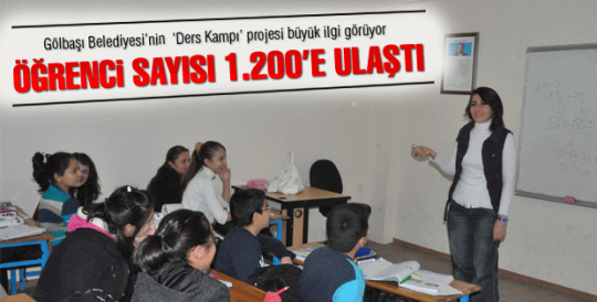 “Ders Kampı”na büyük ilgi