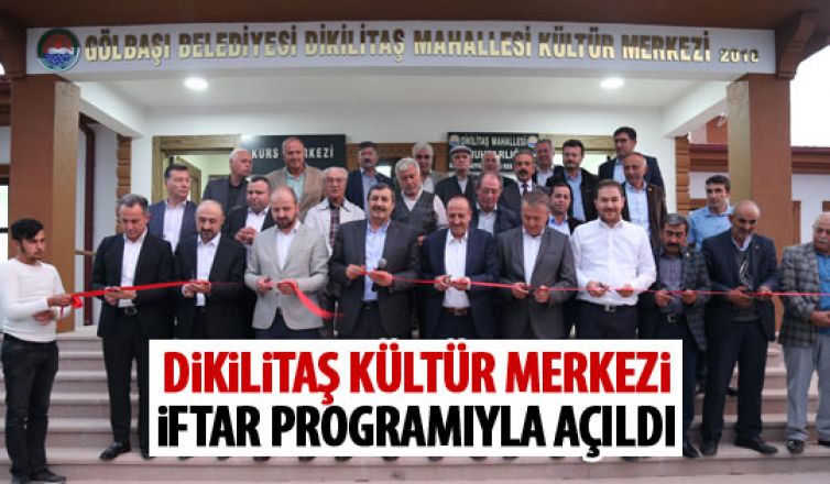 Dikilitaş Kültür Merkezi açıldı