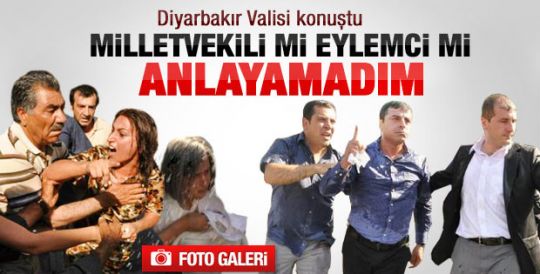 Diyarbakır Valisi: Vekil mi eylemci mi anlayamadım