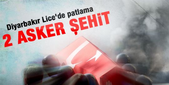 Diyarbakır'da patlama: 2 asker şehit