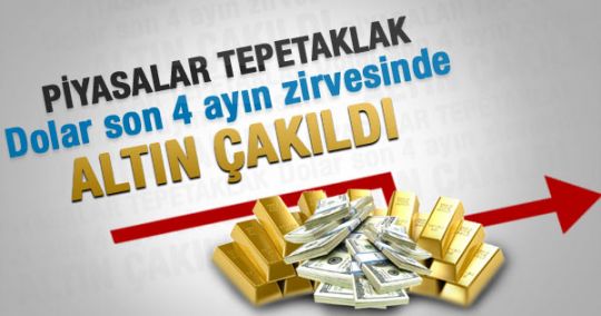 Dolar fırladı altın çakıldı