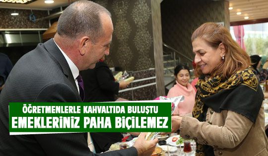 Duruay öğretmenlerle kahvaltıda buluştu