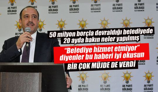 Duruay teşkilata hizmetleri anlattı