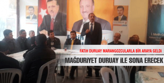 Duruay'a Marangozculardan destek....