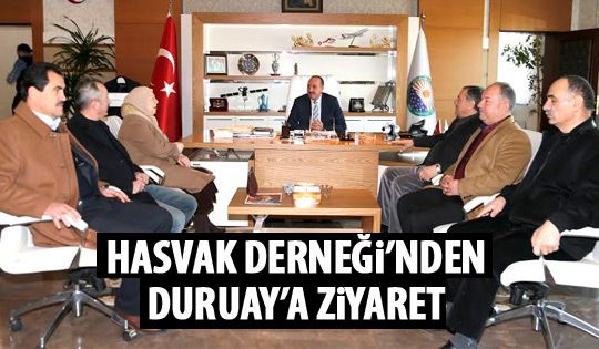 Duruay'dan Hasvak'a destek