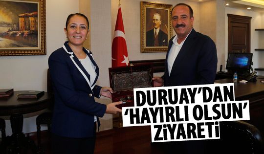 Duruay'dan Kaymakam Bilgihan'a ziyaret