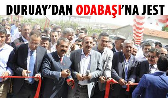 Duruay'dan Odabaşı'na jest