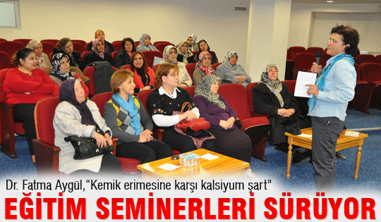 Eğitim seminerleri sürüyor