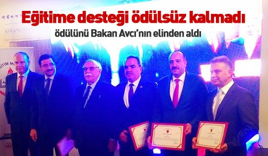 Eğitime Katkıları Plaketle Taçlandırıldı