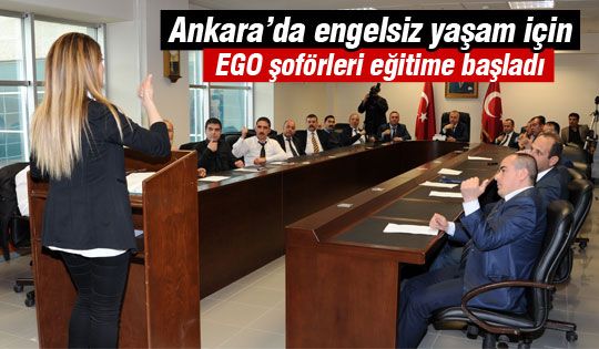 EGO şoförlerine işaret dili eğitimi