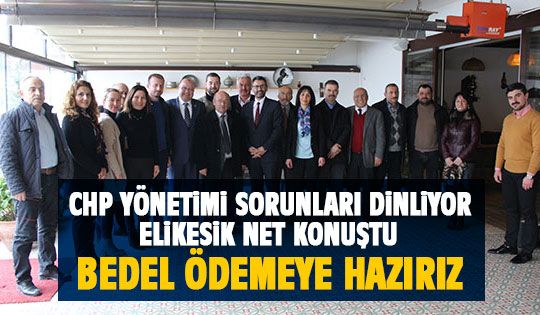 Elikesik: Bedel ödemeye hazırız