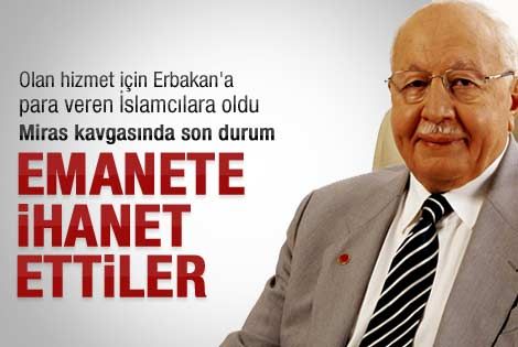 Erbakan kardeşlerin arasındaki miras kavgası büyüyor