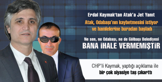 Erdal Kaymak'tan Jet Yanıt