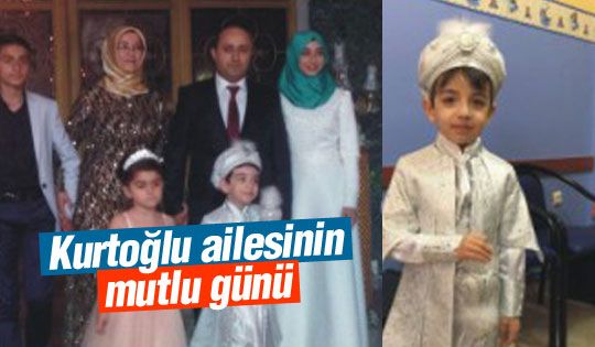 Erdoğan Kurtoğlu, oğlunu sünnet ettirdi