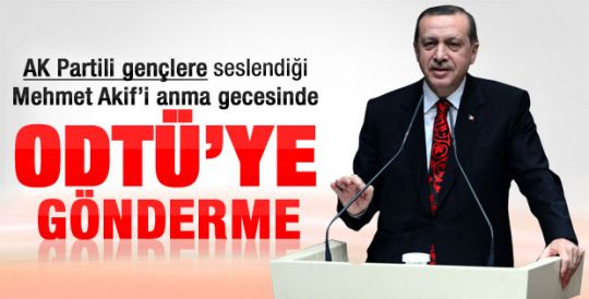 Erdoğan Mehmet Akif'i anma gecesinde konuştu