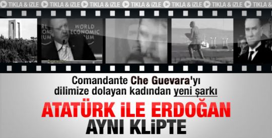 Erdoğan ve Atatürk aynı klipte - Video