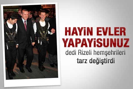 Erdoğan'ın uyarısı Rizelileri harekete geçirdi