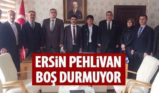 Ersin Pehlivan ziyaretlerine devam ediyor