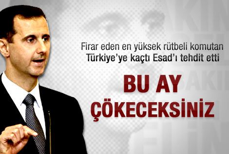 Esad'ın ordusu bu ay dağılır