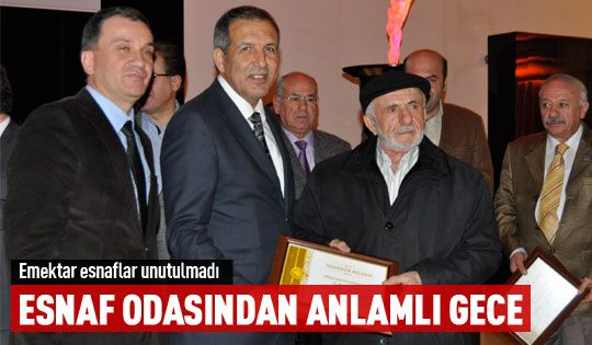 Esnaf Odasından anlamlı gece