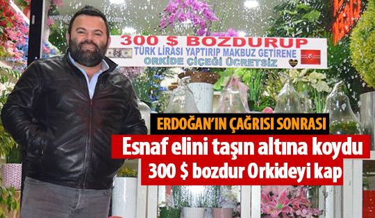 Esnaf taşın altına elini soktu