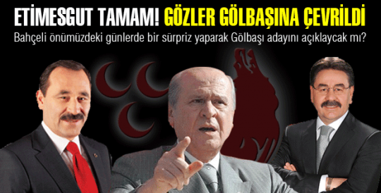 Etimesgut Tamam!Gözler Gölbaşı'na Çevrildi...