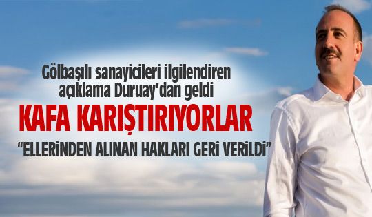 Fatih Duruay: Bazıları kafaları karıştırıyorlar