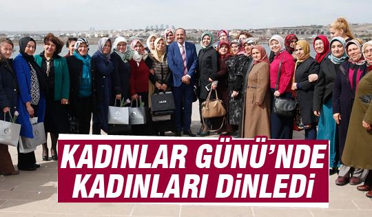 Fatih Duruay kadınlarla buluştu