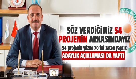 Fatih Duruay: Söz verdiğimiz 54 projenin arkasındayız